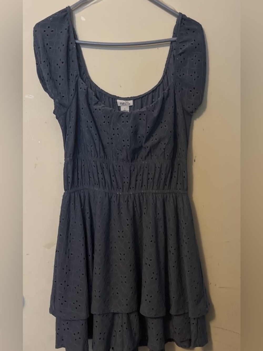 Rue21 Eyelet Tiered Romper